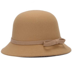 Vintage Wool Felt Bowler Derby Hat