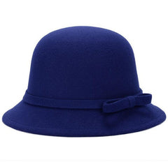 Vintage Wool Felt Bowler Derby Hat