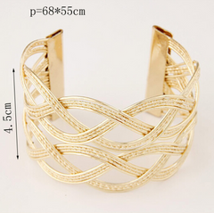 Gold/Silver Plated cuff Bracelets