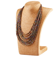 Bohemia Style Hand-woven Bib Choker Necklace